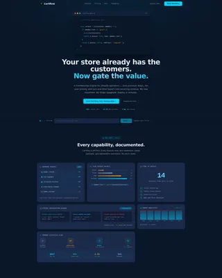 E-Commerce Membership Landing Page Template