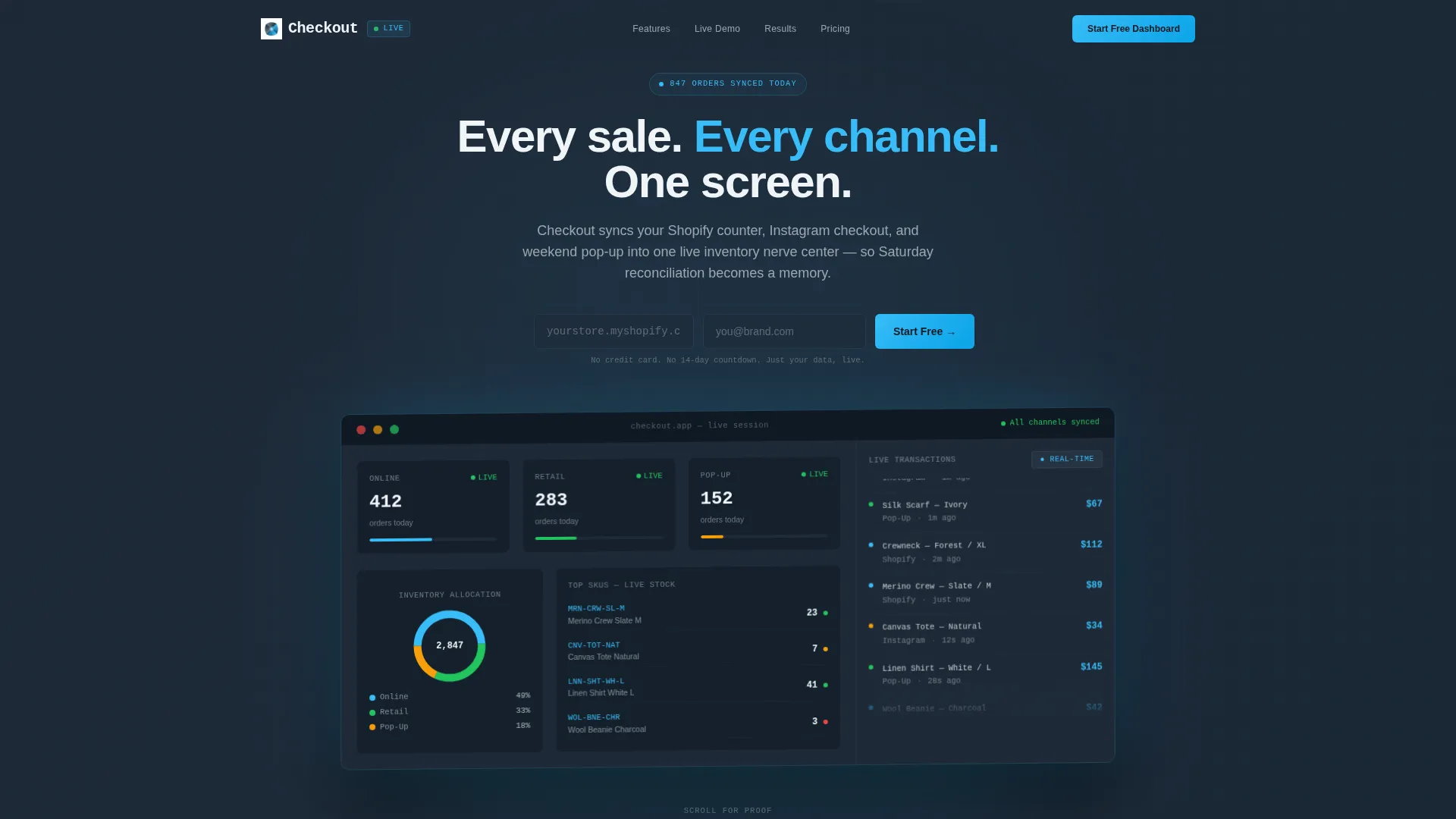 POS Landing Page Template for E-Commerce SaaS