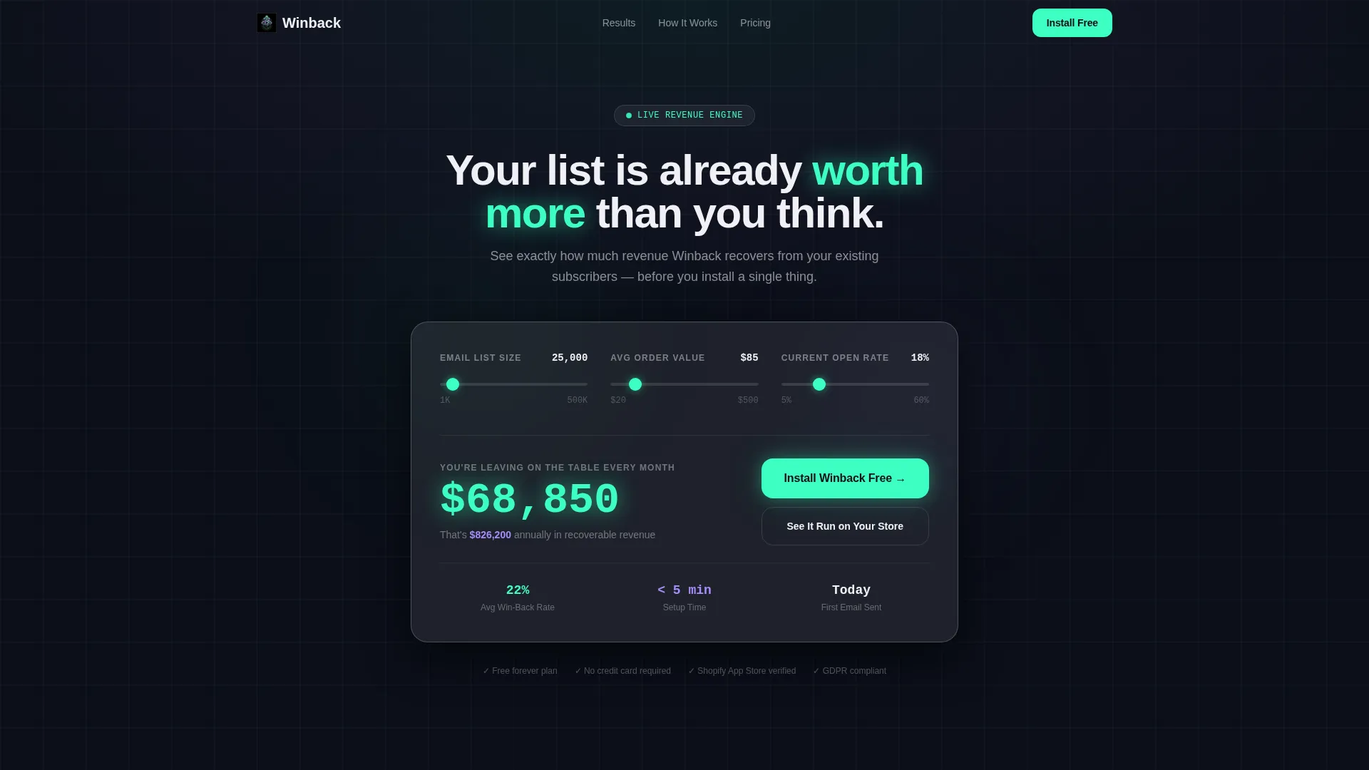 E-Commerce Re-Engagement Email Landing Page Template