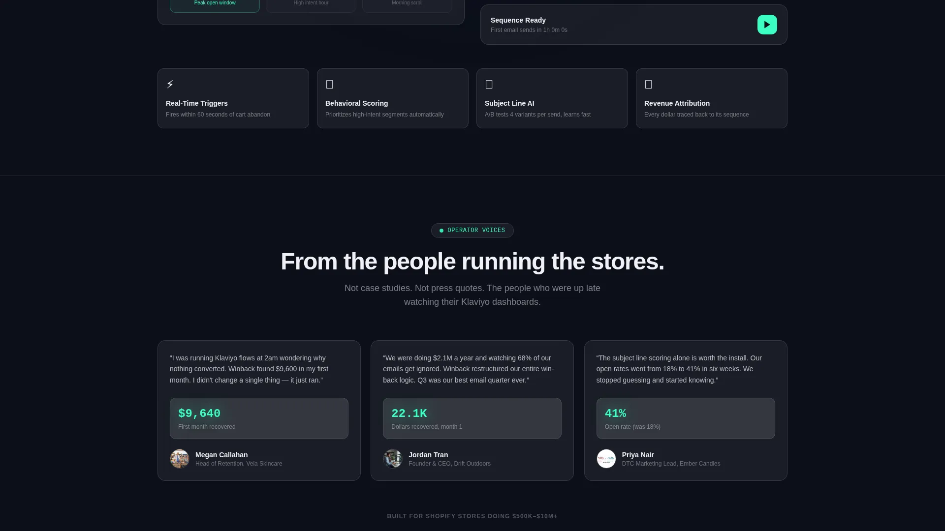 E-Commerce Re-Engagement Email Landing Page Template