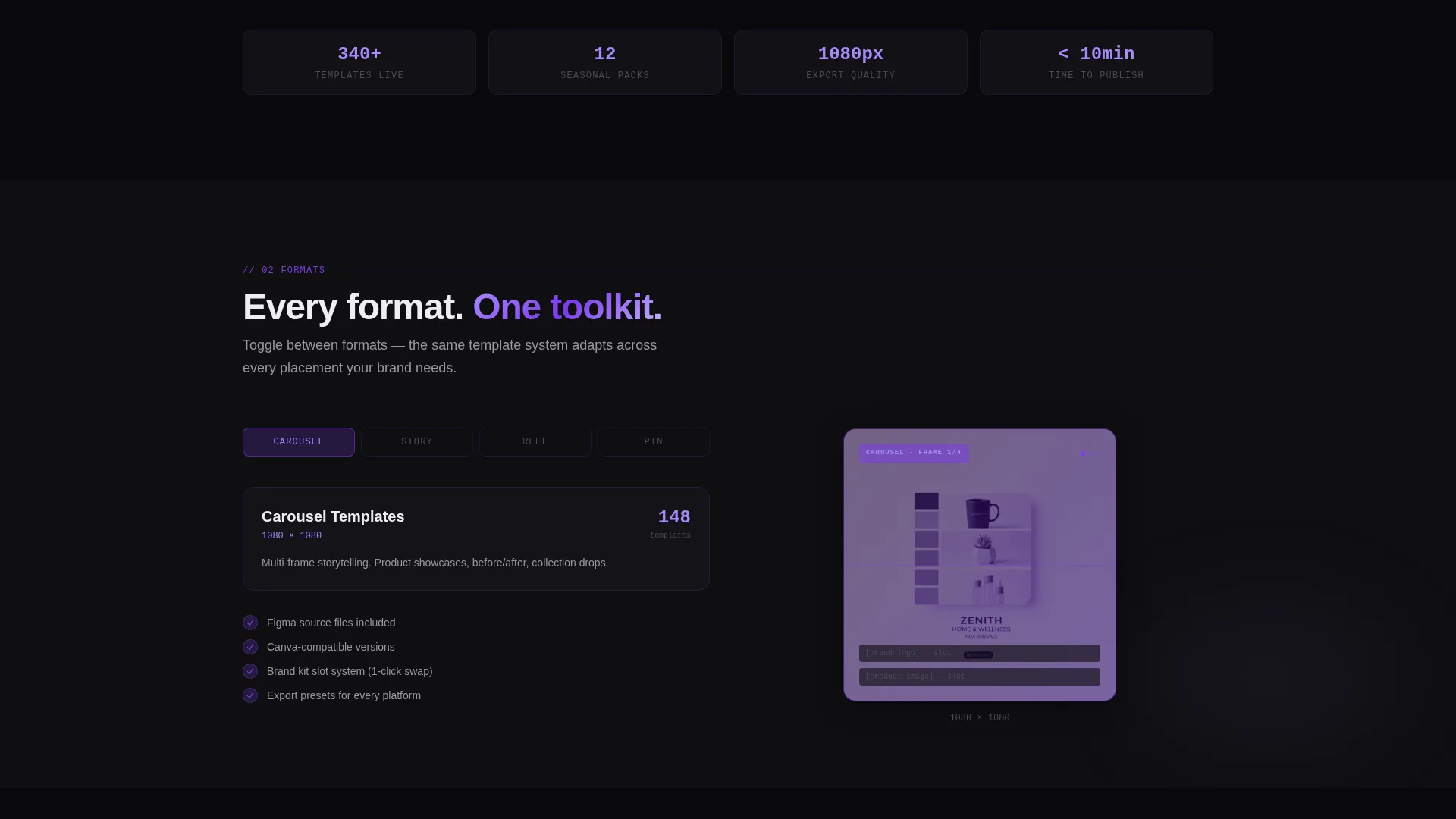 E-Commerce Social Media Template Landing Page