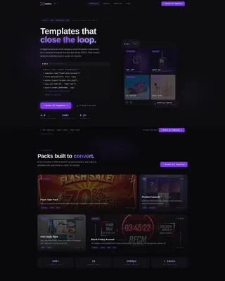 E-Commerce Social Media Template Landing Page