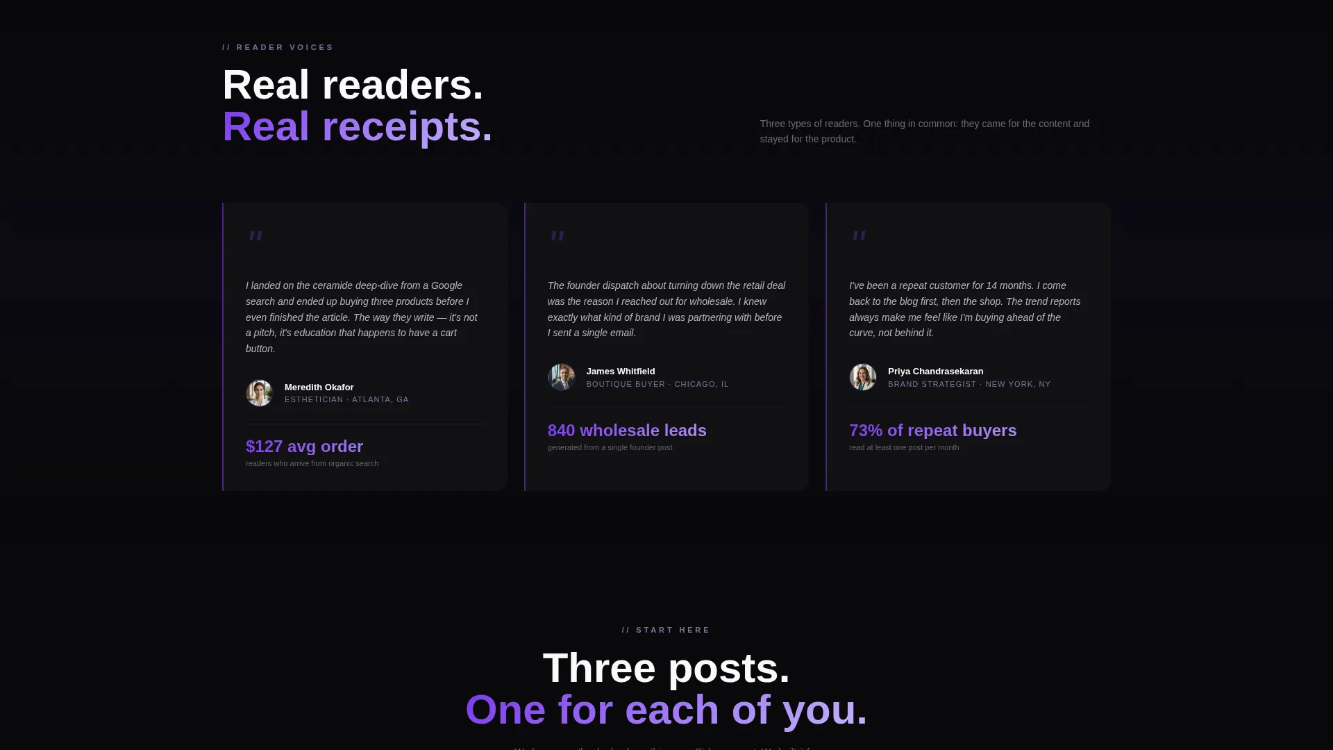 E-Commerce Content Marketing Blog Website Template