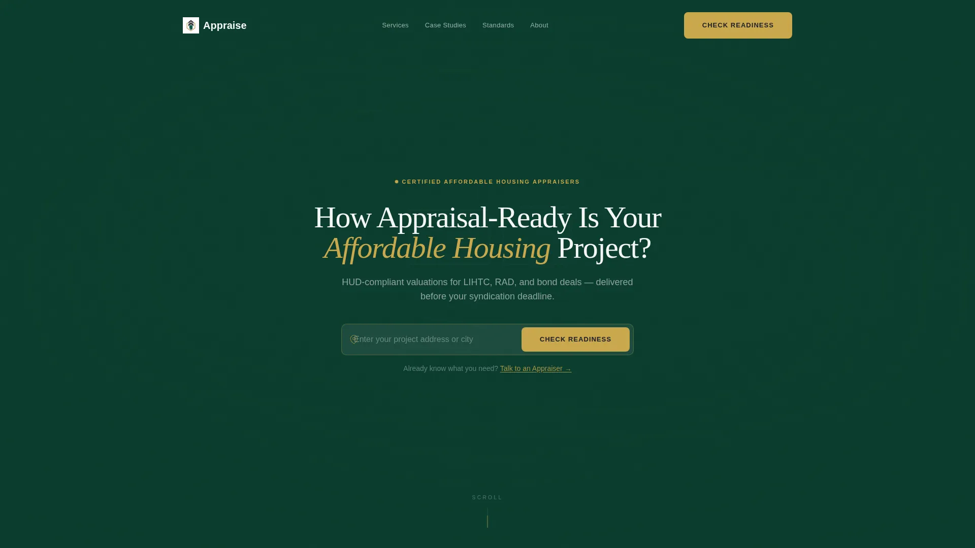 Affordable Housing Real Estate Portfolio Website Template