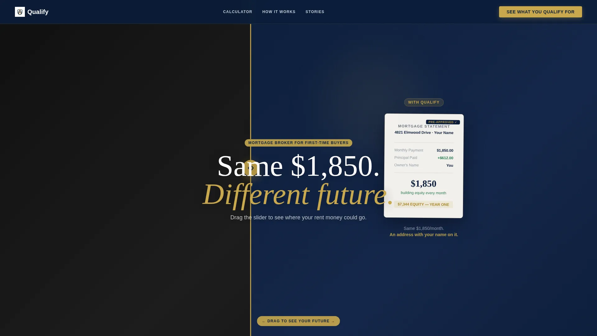 Affordable Housing Real Estate Cost Calculator Website Template