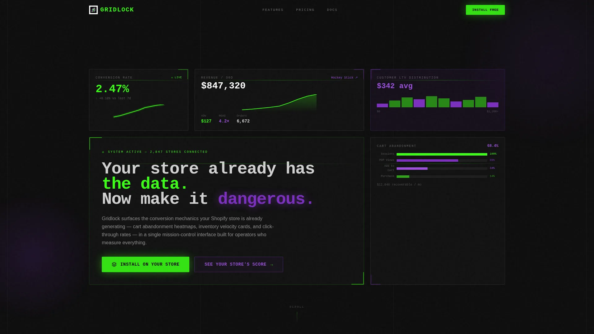 E-Commerce Conversion Optimization Tools Website Template
