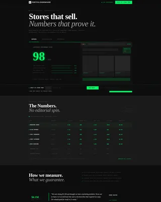 E-Commerce Portfolio & Conversion Architecture Website Template