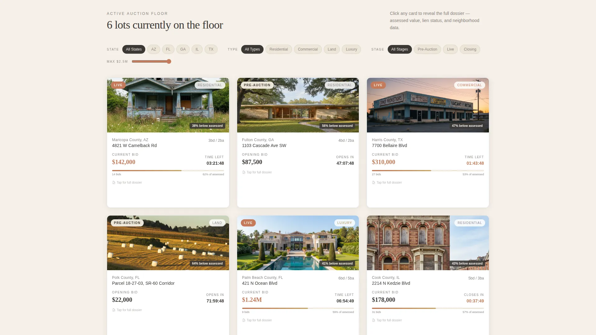 Property Listing & Portal Professional Website Template