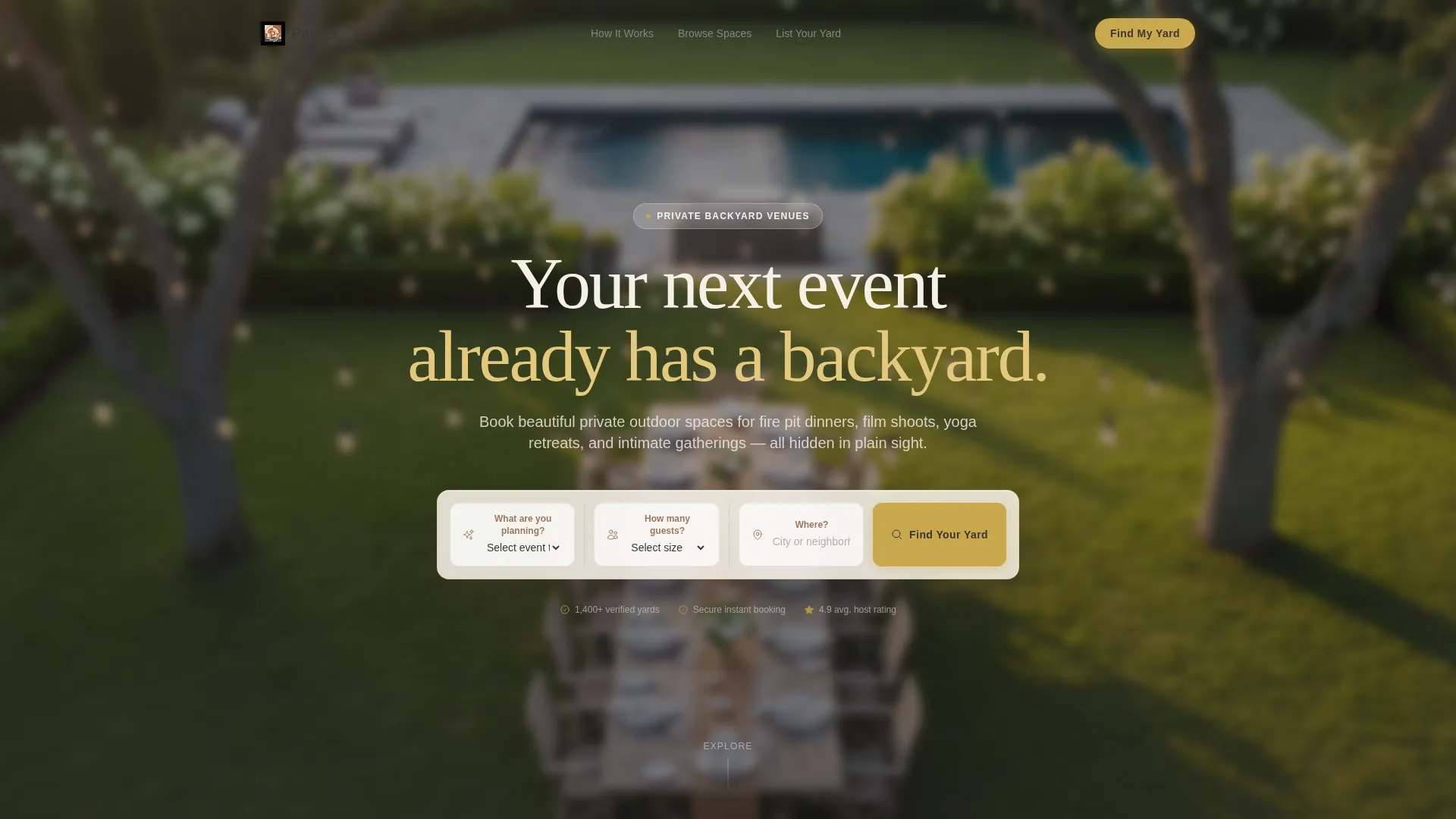 Space & Rental Platforms Specialist Professional Website Template
