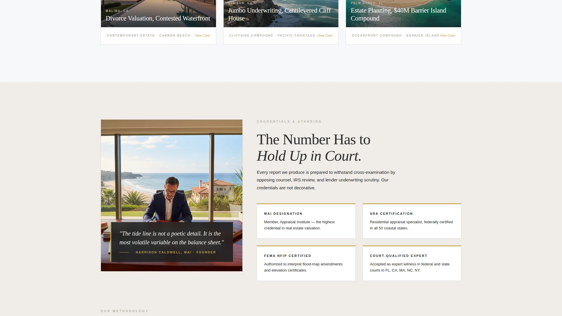 Beachfront Property Real Estate Specialist Booking Website Template
