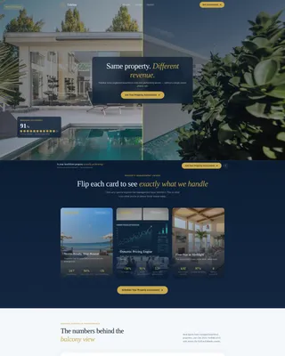 Beachfront Property Real Estate Advanced Professional Website Template