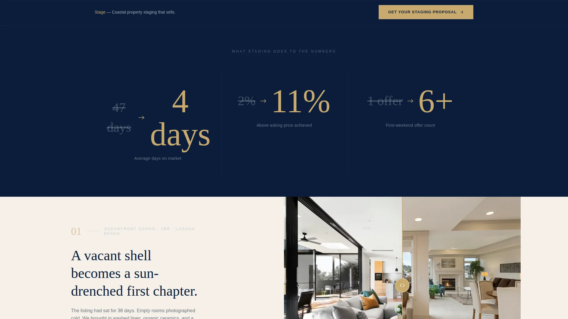 Beachfront Property Real Estate Professional Website Template
