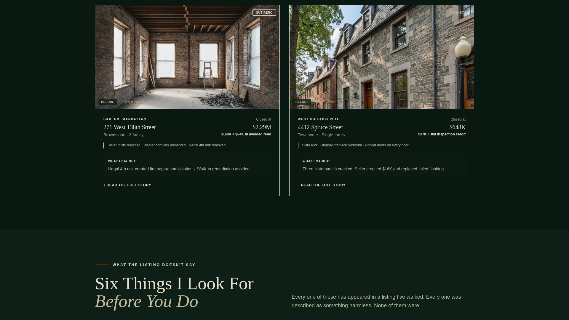 Buyer's Agent Landing Page Template