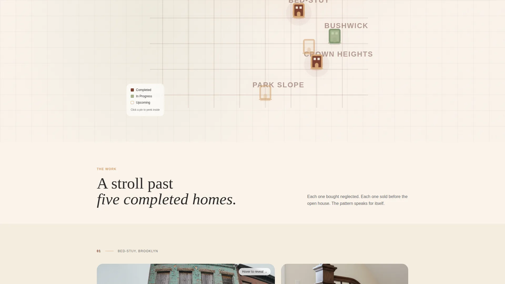 Brownstone & Rowhouse Real Estate Specialist Professional Website Template