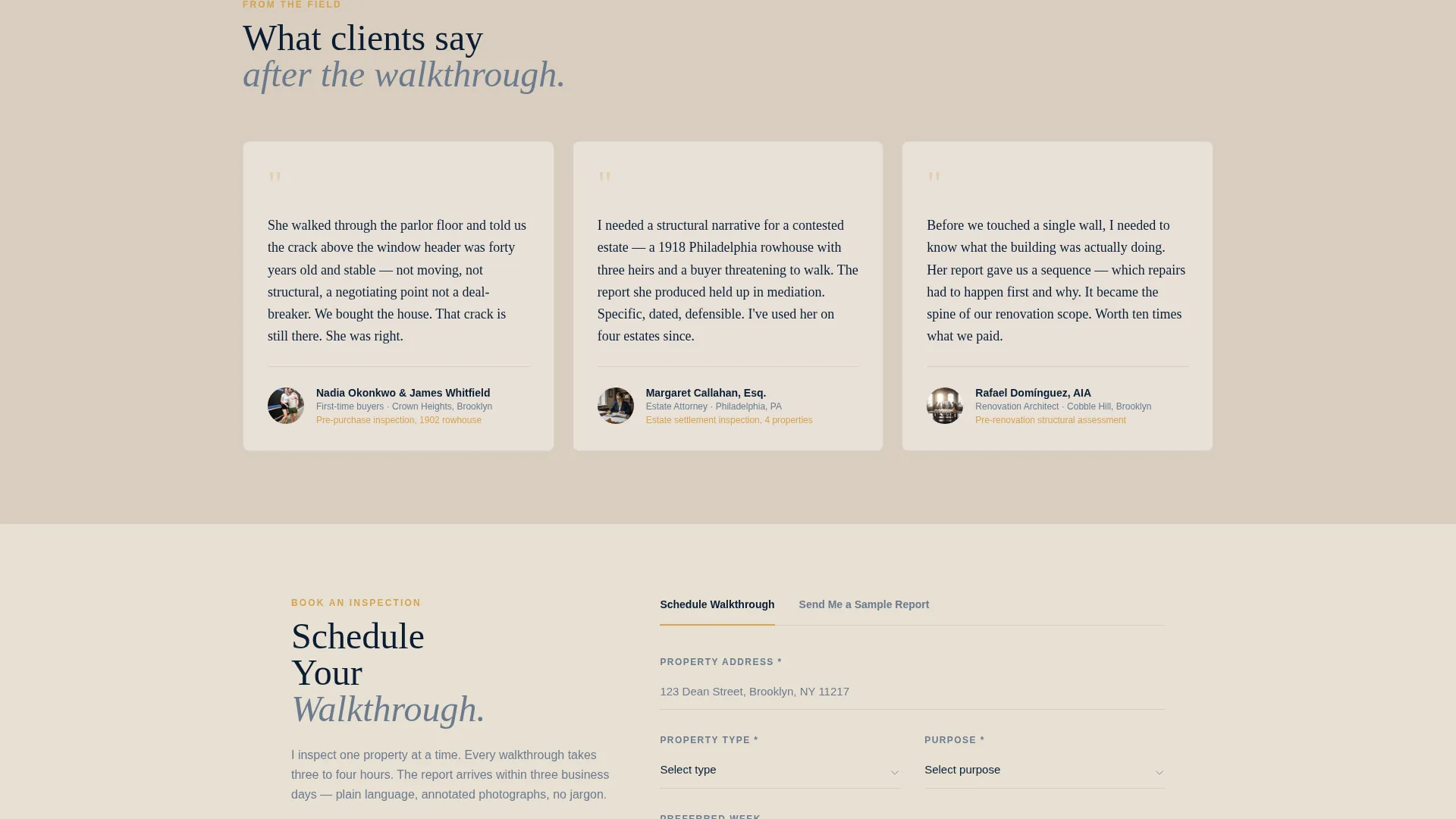 Brownstone & Rowhouse Real Estate Booking Website Template