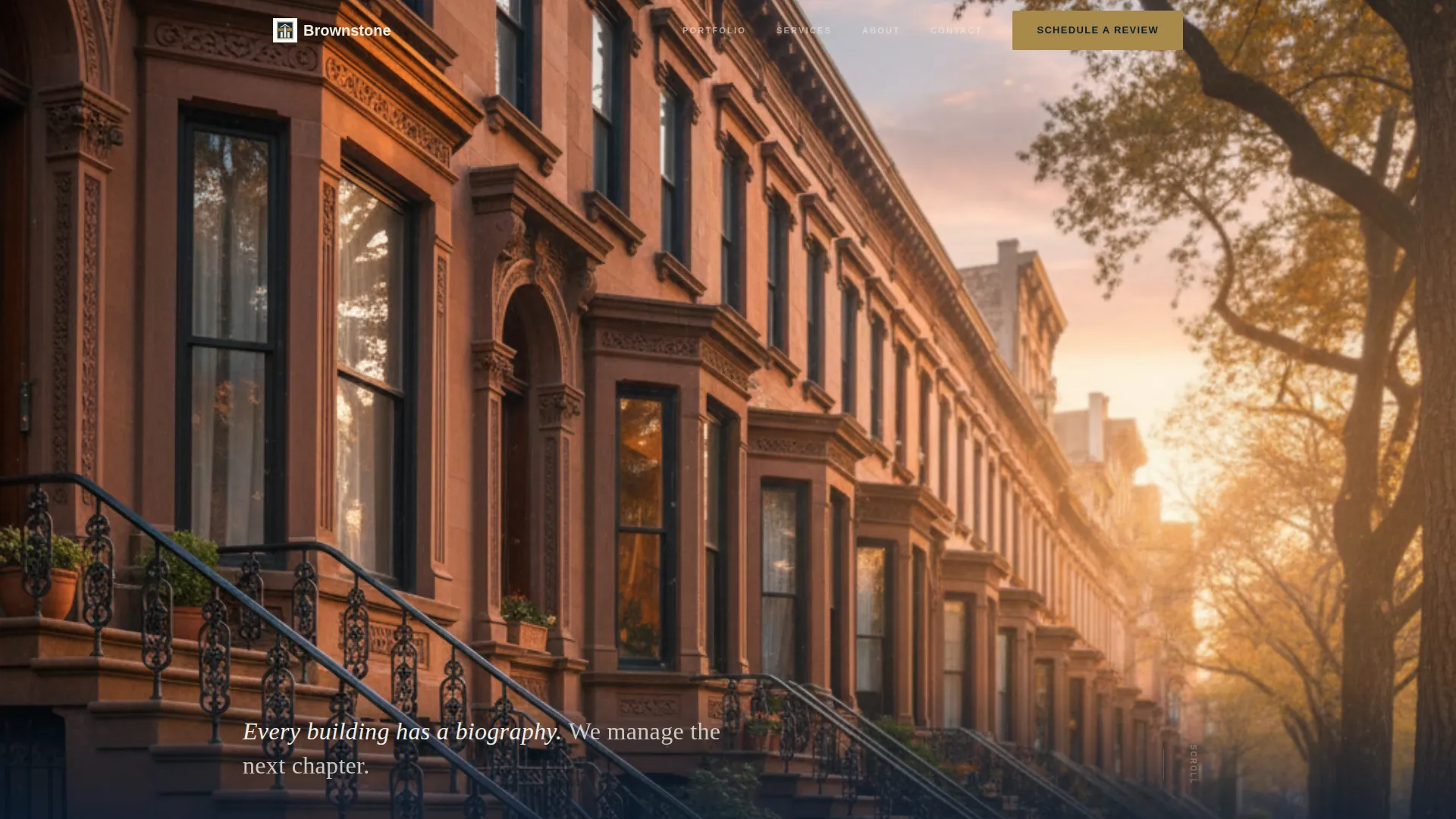 Brownstone & Rowhouse Real Estate Advanced Professional Website Template