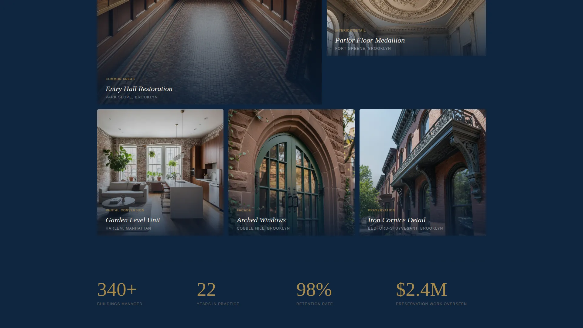 Brownstone & Rowhouse Real Estate Advanced Professional Website Template
