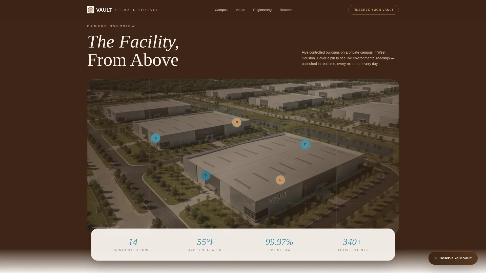 Self-Storage & Mini-Storage Professional Website Template