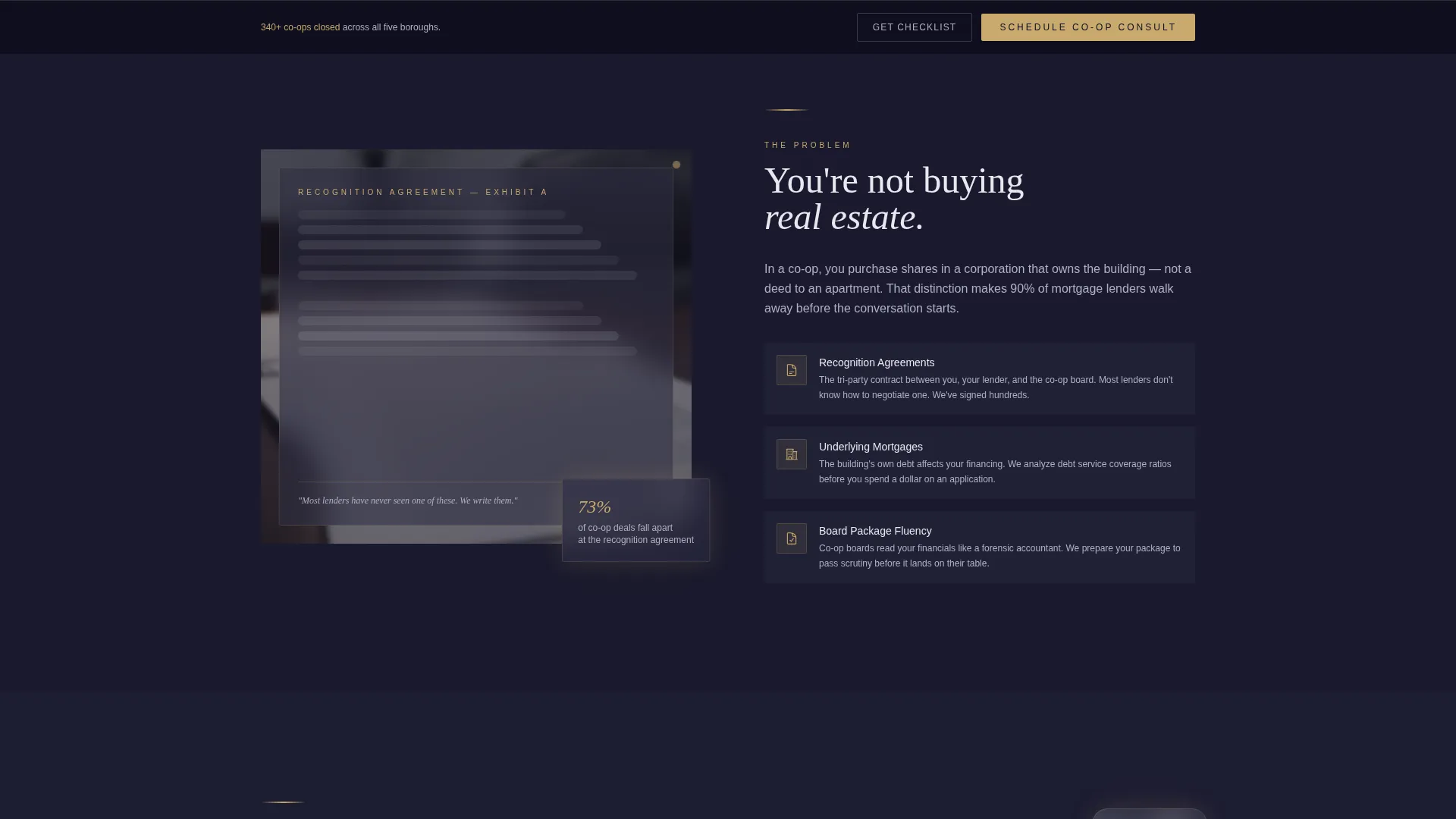 Co-op Mortgage Specialist Landing Page Template