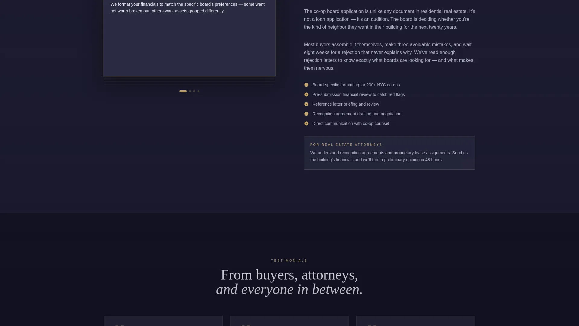 Co-op Mortgage Specialist Landing Page Template