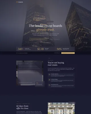 Co-op Mortgage Specialist Landing Page Template
