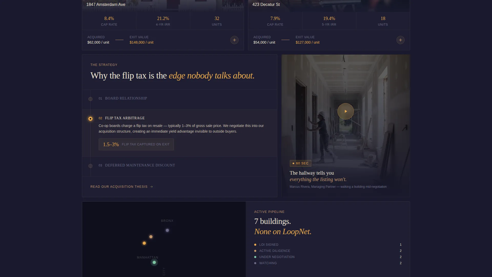 Co-op Real Estate Investor Landing Page Template