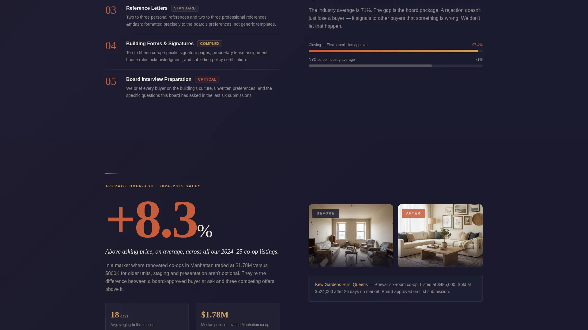 Co-op Seller Agent Landing Page Template