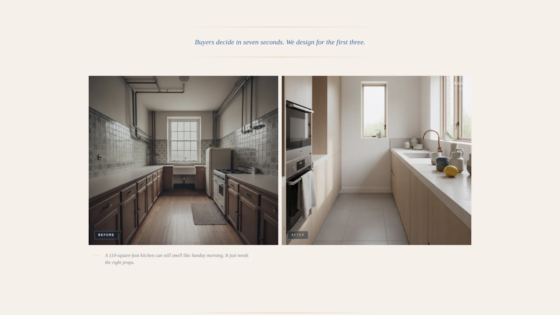 Co-op Staging Studio Landing Page Template