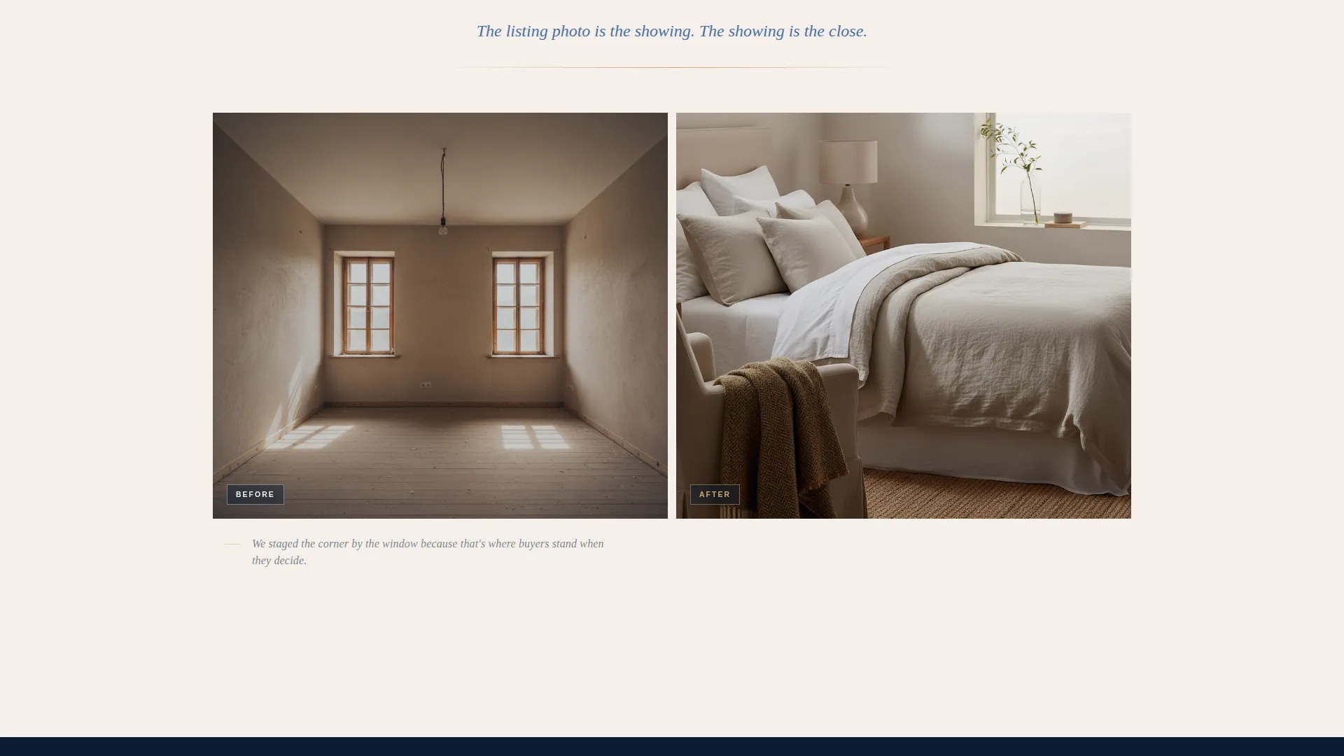 Co-op Staging Studio Landing Page Template