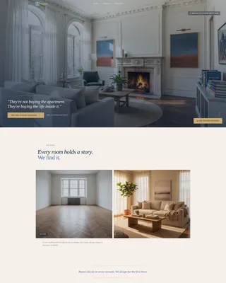 Co-op Staging Studio Landing Page Template