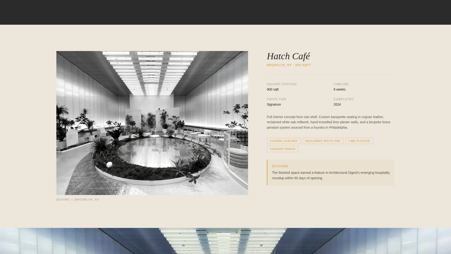 Interior Design Studio Pricing Website Template