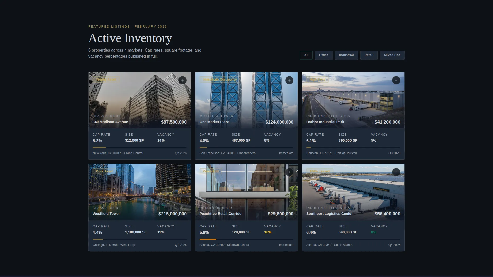 Property Listing & Portal Professional Website Template