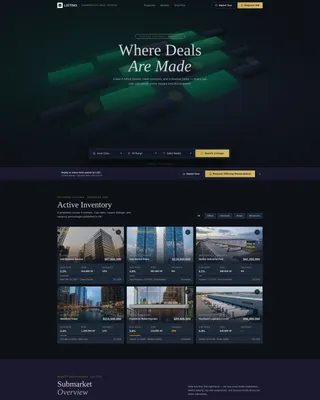 Property Listing & Portal Professional Website Template