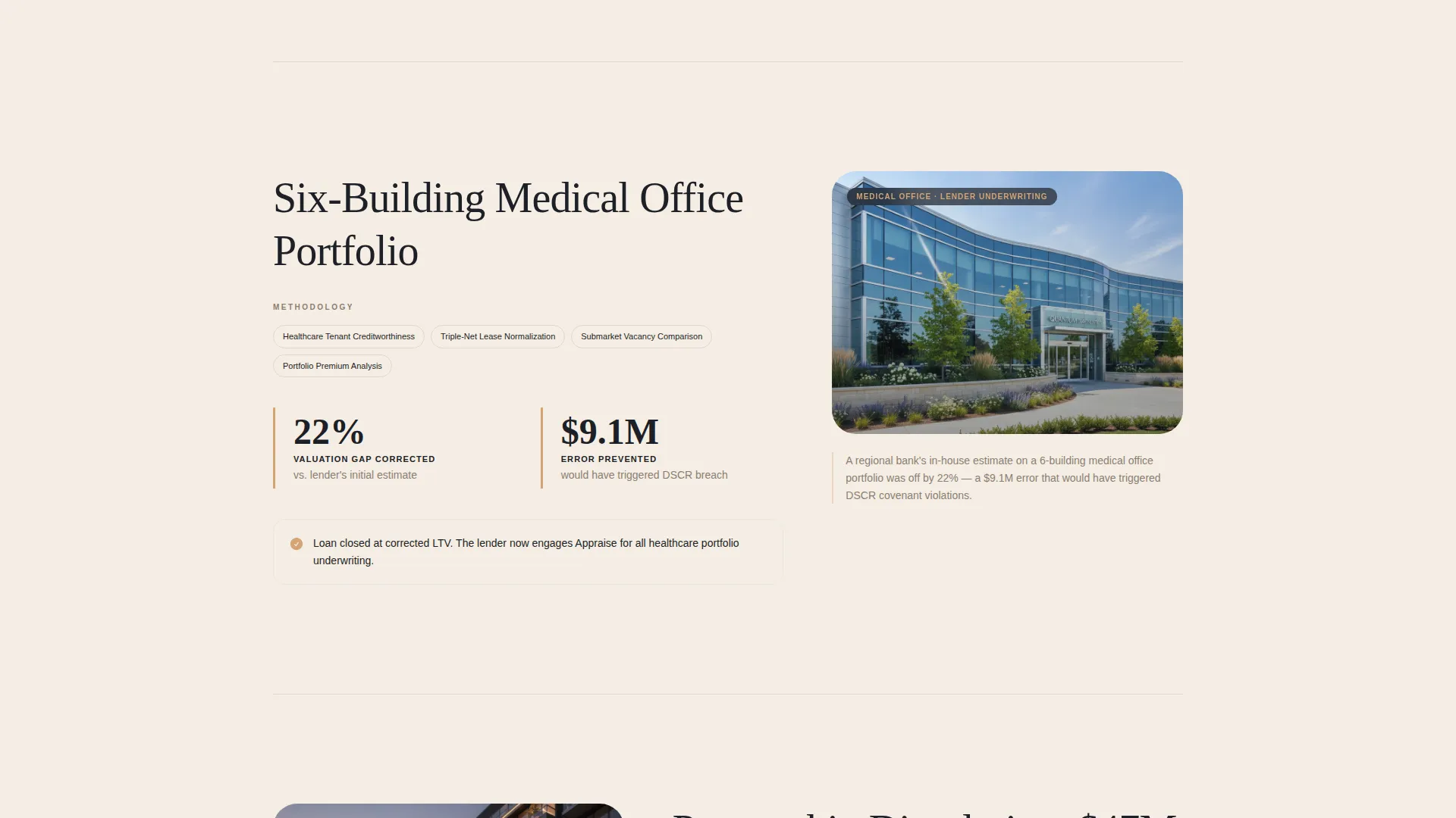 Commercial Office Appraisal Landing Page Template