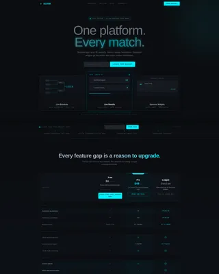 Competitive Gaming Landing Page Template