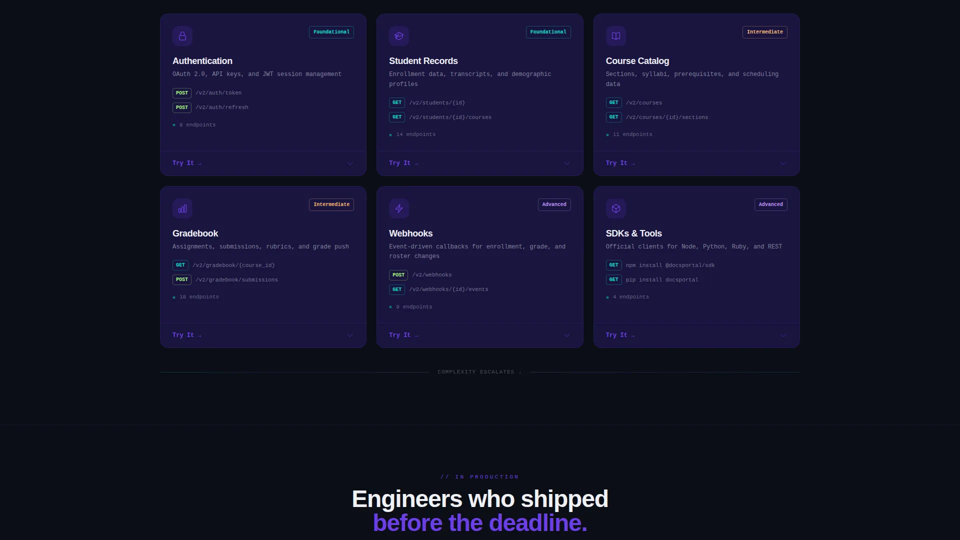 Interactive Edtech Landing Page Template