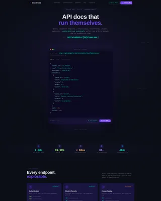 Interactive Edtech Landing Page Template