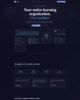 Edtech Enterprise Landing Page Template