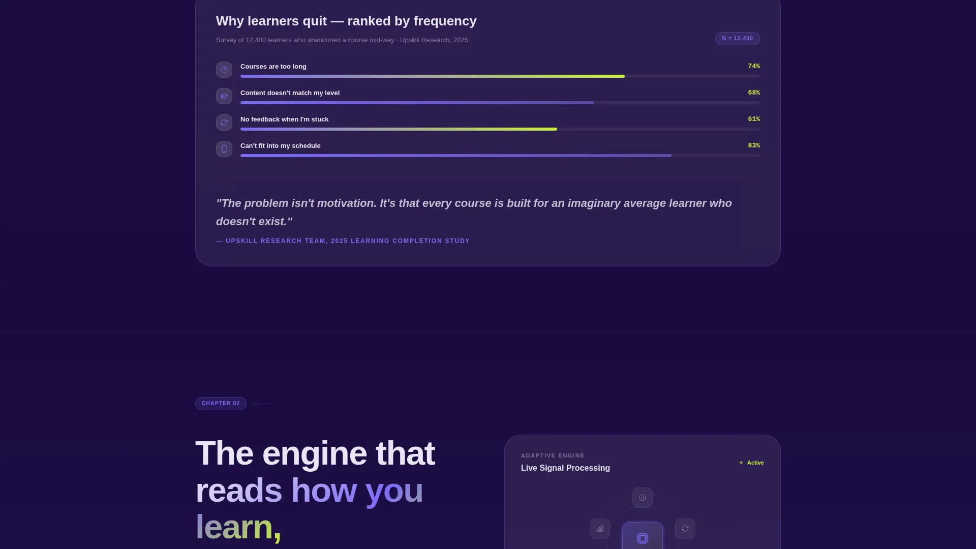 Edtech Landing Page Template for App Downloads