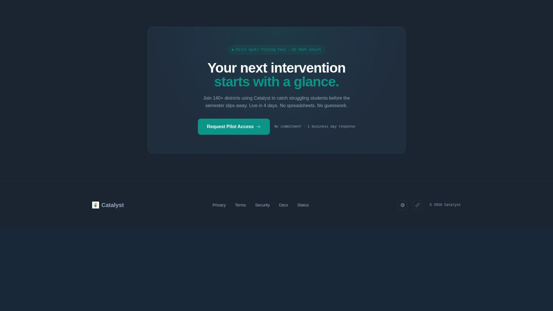 Edtech Landing Page Template - Bento Grid Dashboard