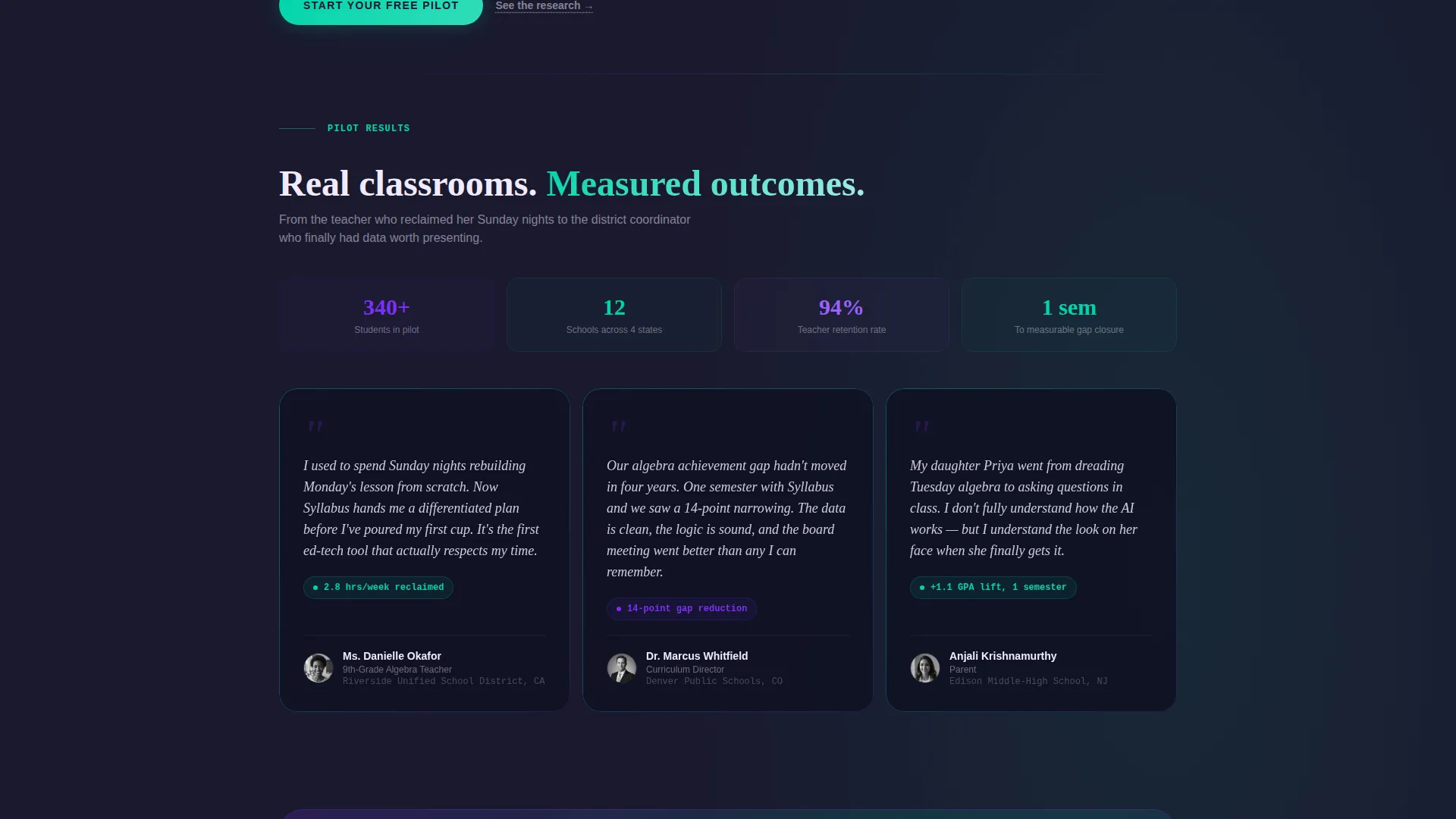 Interactive Learning Landing Page Template