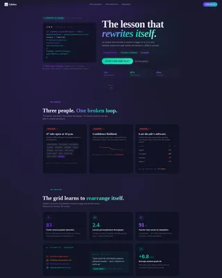 Interactive Learning Landing Page Template
