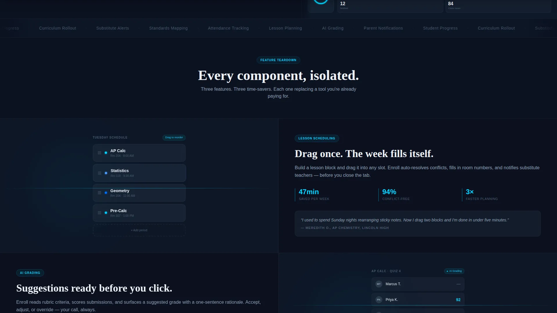 Edtech Waitlist Landing Page Template