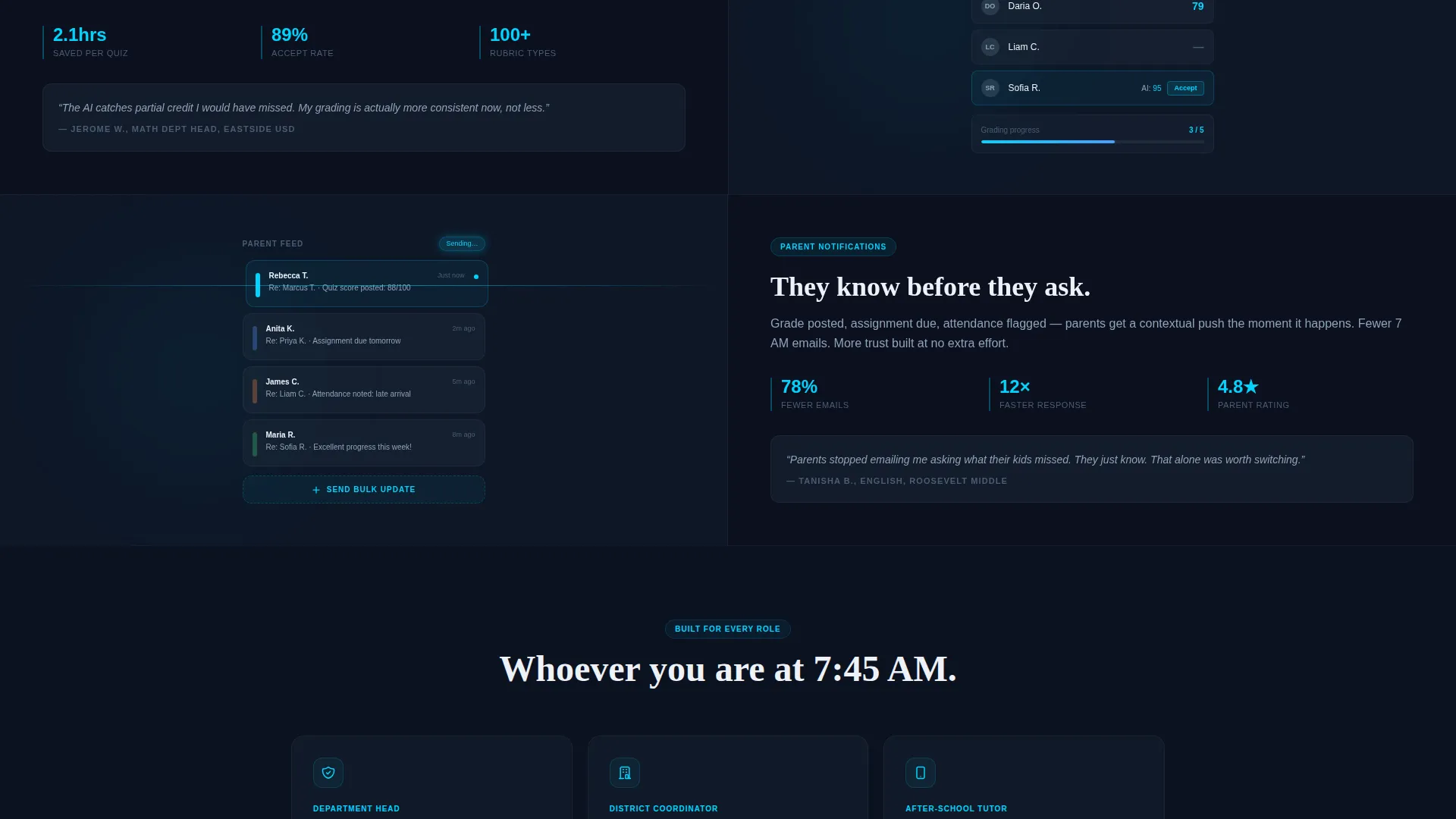 Edtech Waitlist Landing Page Template