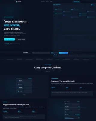 Edtech Waitlist Landing Page Template