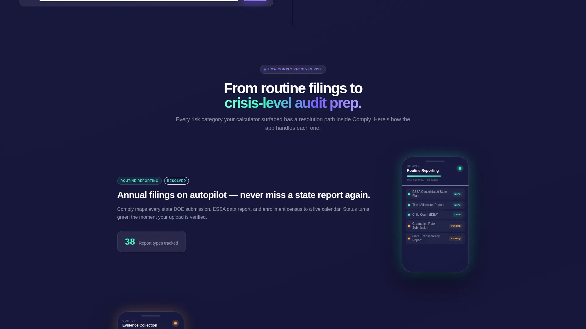 Governance Compliance Landing Page Template