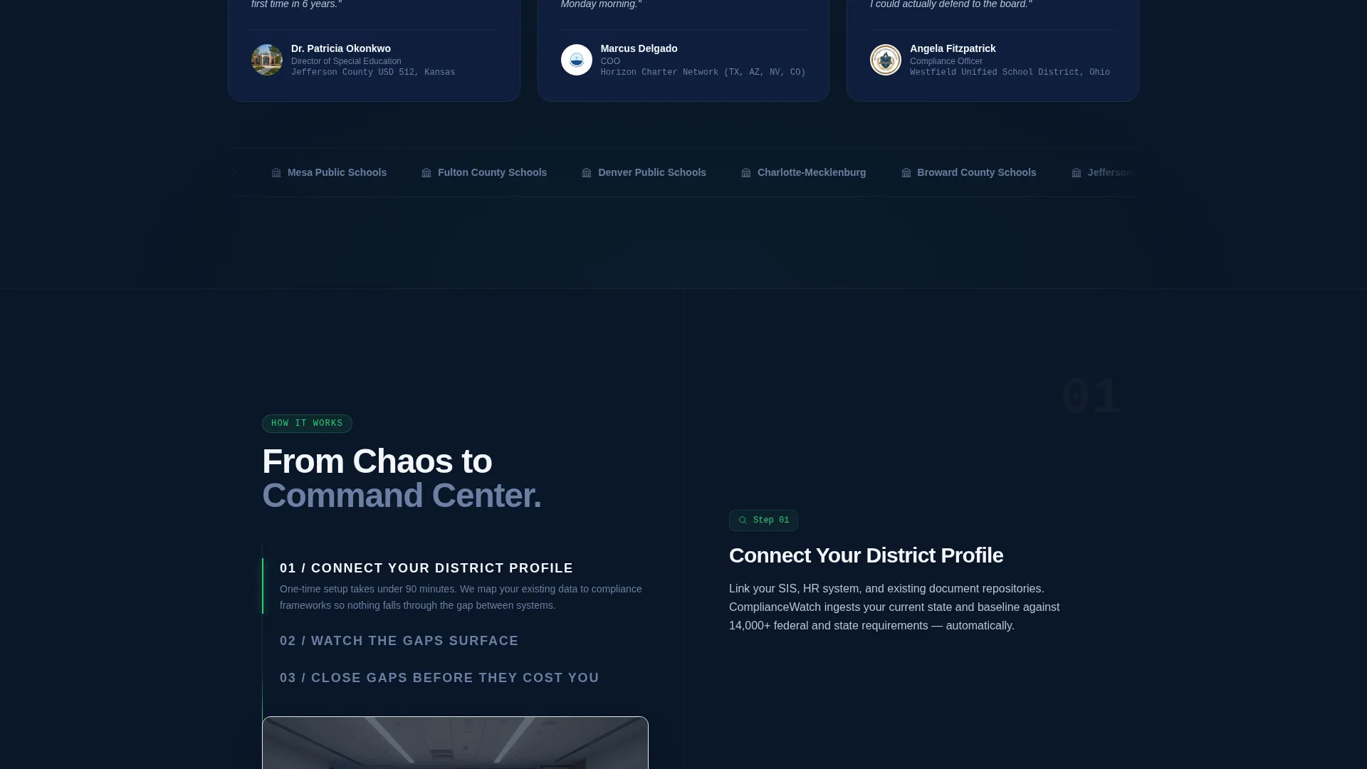 Audit Compliance Landing Page Template