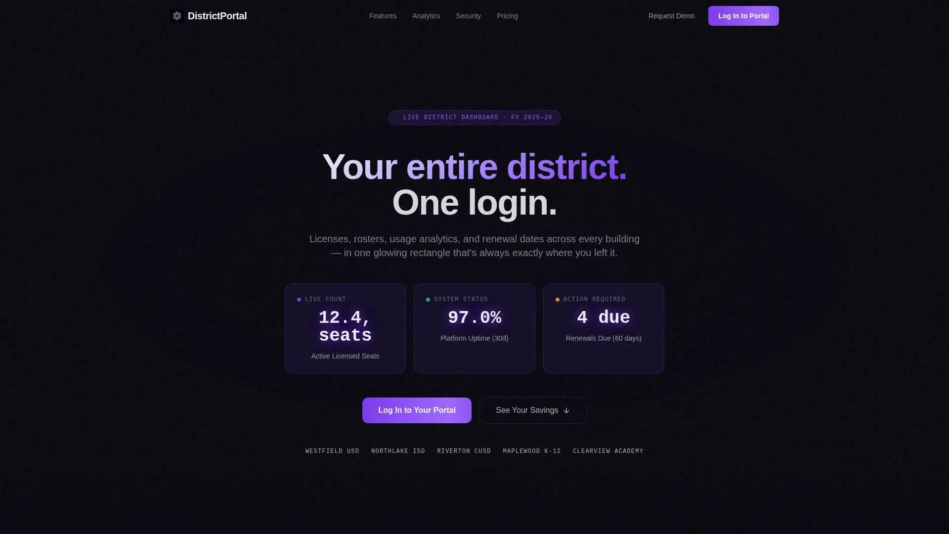 Powerful Education Landing Page Template