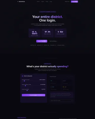Powerful Education Landing Page Template