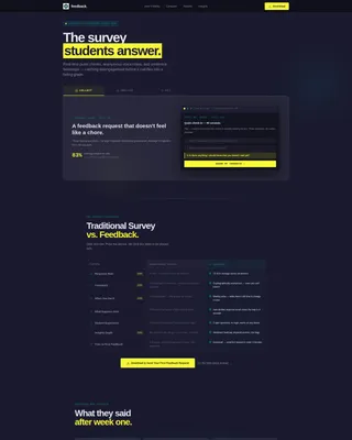 Education Landing Page Template | Comparison Table